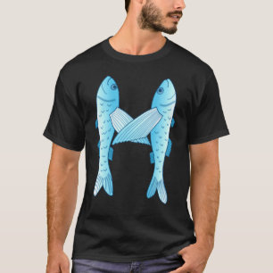 Camiseta Arte de Peixe Voador
