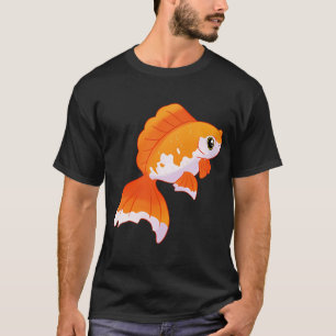 Camiseta arte de peixinho dourado fofo