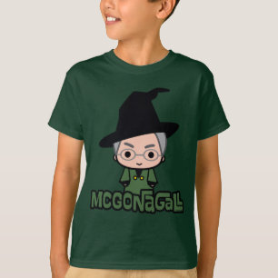 Camiseta Arte de Personagem de Desenho da Professora McGona