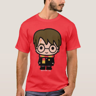 Camiseta Arte de Personagem de Desenho do Harry Potter