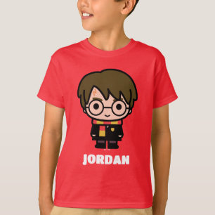 Camiseta Arte de Personagem de Desenho do Harry Potter