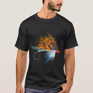 Camiseta Arte de Pesca com Mosca por TeeCreations