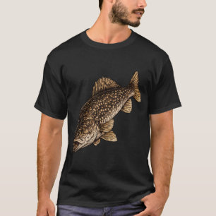 Camiseta Arte de Pesca de Olho-de-Percado