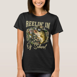 Camiseta Arte de Pesca Divertida Para Homens Meninos Crianç