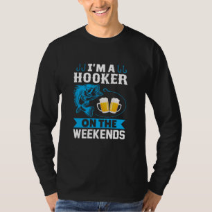 Camiseta Arte De Pesca Sou Um Fisher No Fim De Semana