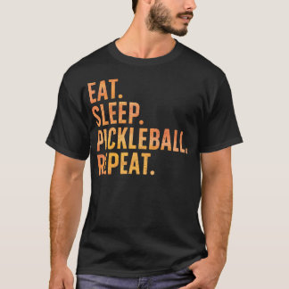 Camiseta Arte de Pickleball para Homens e Mulheres Jogador