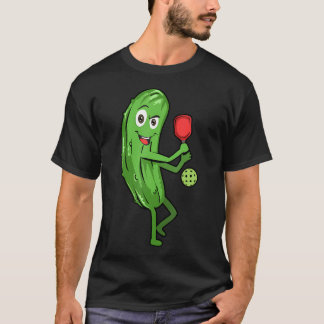 Camiseta Arte de Pickleball para Homens e Mulheres Pickle B