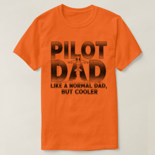 Camiseta Arte de Piloto Engraçado para Homens Pai Aviação A