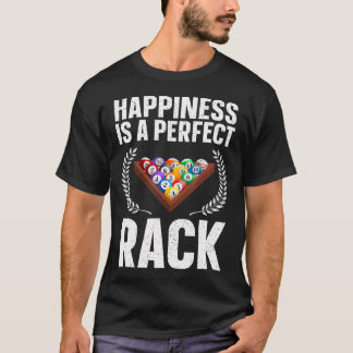 Camiseta Arte de Piscina para Amante de Esporte de Taco de