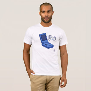 Camiseta Arte de Pixel Retro Nintendo Game Boy Advance SP A
