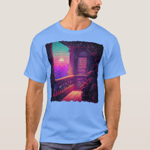 Camiseta Arte de Pixel Retrowave