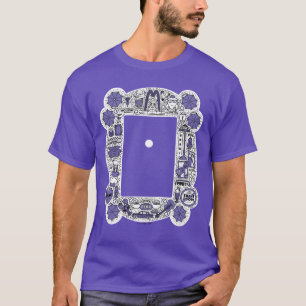 Camiseta Arte de porta de moldura AMIGOS™