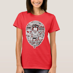 Camiseta Arte de Portas do Balão de TI
