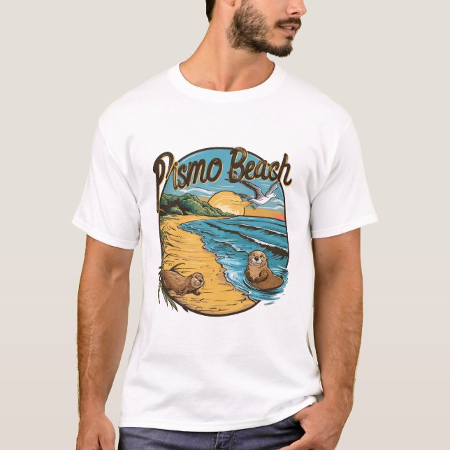 Camiseta Arte de praia Pismo (Frente)
