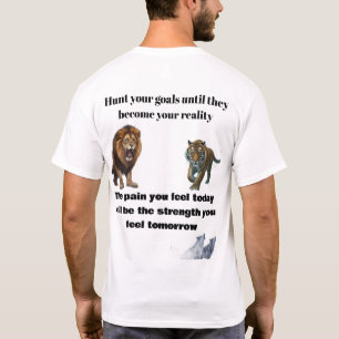 Camiseta Arte de Predador Motivacional