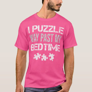 Camiseta Arte de Puzzle para Homens e Mulheres Peça de Queb