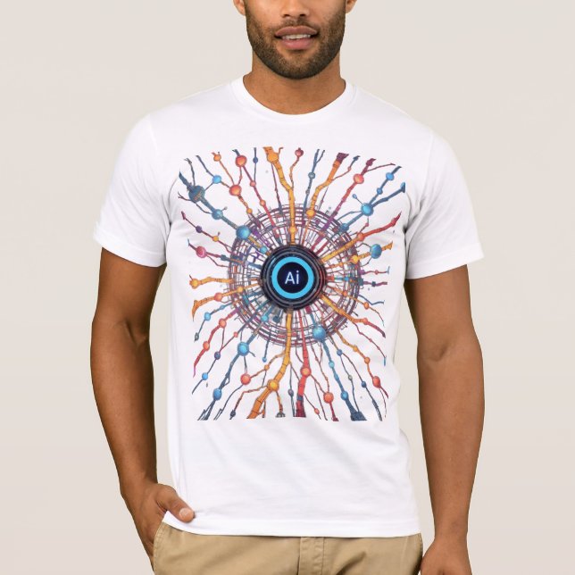 Camiseta Arte de rede neural (Frente)