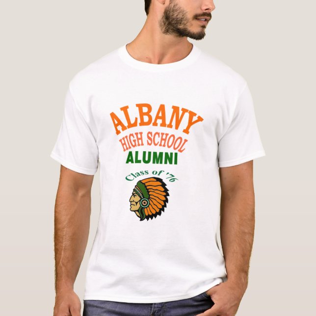 Camiseta Arte de Reunião dos Alunos AHS 1976 (Frente)