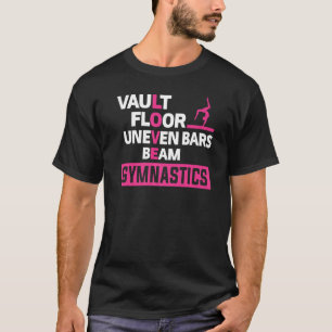 Camiseta Arte De Roda Para Mulheres Meninas Adoram Ginástic