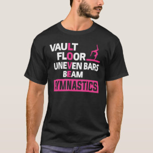 Camiseta Arte De Roda Para Mulheres Meninas Adoram Ginástic