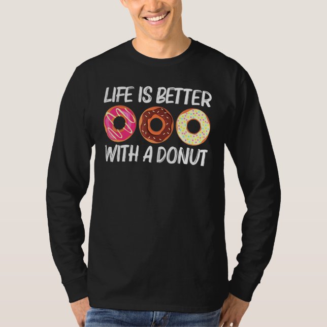 Camiseta Arte De Rosquinha legal Para Homens Mulheres Choco (Frente)