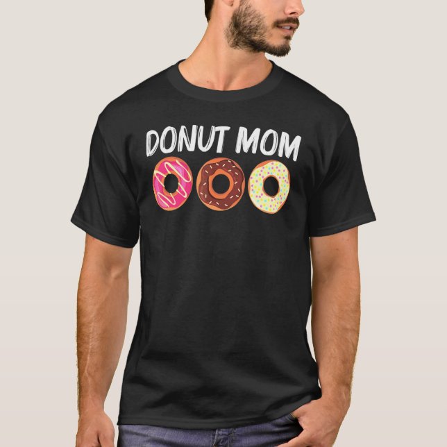 Camiseta Arte De Rosquinha legal Para Mamãe Açucar Chocolat (Frente)