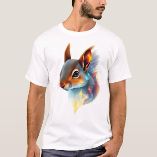 Camiseta Arte de Rosto Flutuante
