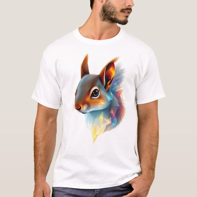 Camiseta Arte de Rosto Flutuante (Frente)