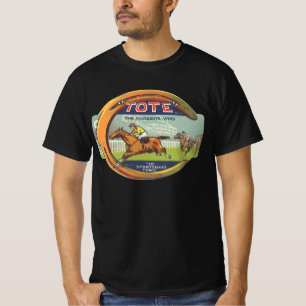 Camiseta Arte de rótulo de produto antigo, Tote Sportsman's