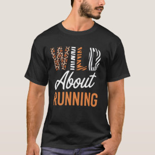 Camiseta Arte de Roupas Ativas de Corrida SELVAGEM