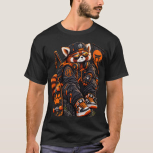 Camiseta Arte de Roupas Urbanas Cyber Ninja