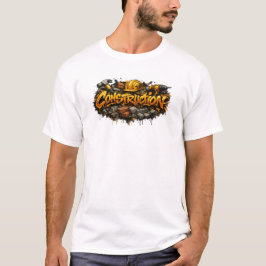 Camiseta Arte de Rua Estilo Grafite de Construção