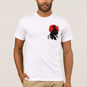 Camiseta Arte de Samurai Ousada para Fãs de Artes Marciais
