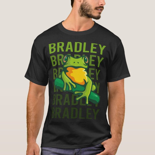 Camiseta Arte de Sapo - Nome Bradley (Frente)