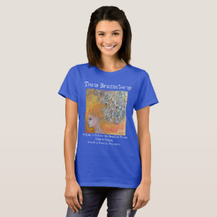 Camiseta Arte de Sensibilização para a Saúde Mental da E