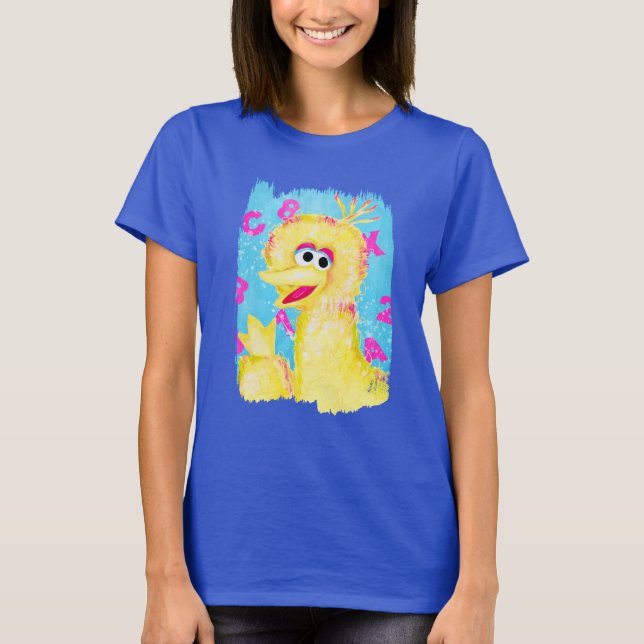 Camiseta Arte de Sesame Street de Onda Grande (Frente)
