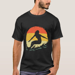 Camiseta Arte de Surf para Mulheres Meninas Praia Surfista