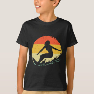Camiseta Arte de Surf para Mulheres Meninas Praia Surfista