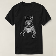 Arte de Tatuagem de Gato Gangster | Kitty Legal de