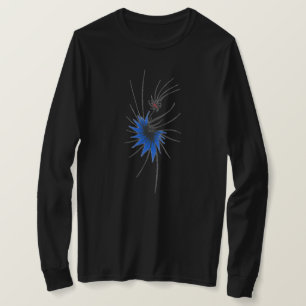 Camiseta Arte de Tatuagem Tribal Abstrata Colorida de Joani