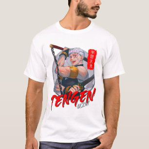 Camiseta Arte de Tengen Uzui, Hashira do Som