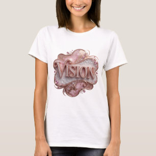 Camiseta Arte de texto 3D Snappy Gold VISION