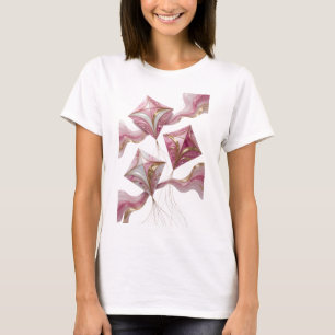 Camiseta Arte de texto 3D VOO DE PIPA Dourado Artístico