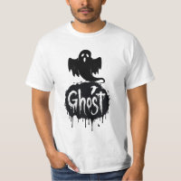 Arte de texto pingando - Fantasma - Horror Sombrio