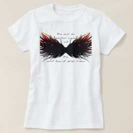 Camiseta Arte de Tinta Alcoólica Abstrata dos 7 Pecados Cap