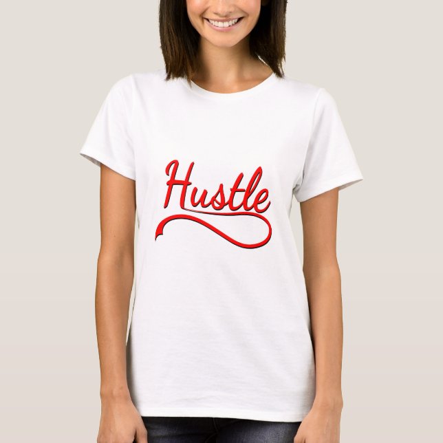 Camiseta Arte de Tipografia Agitada (Frente)