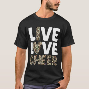 Camiseta Arte de torcida para mulheres garotas esquadrão de