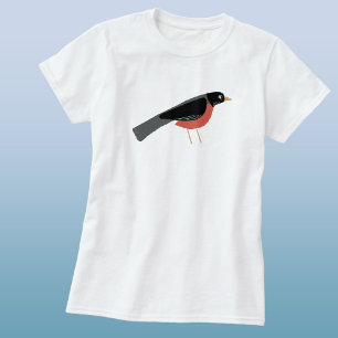 Camiseta Arte de Tordo Americano
