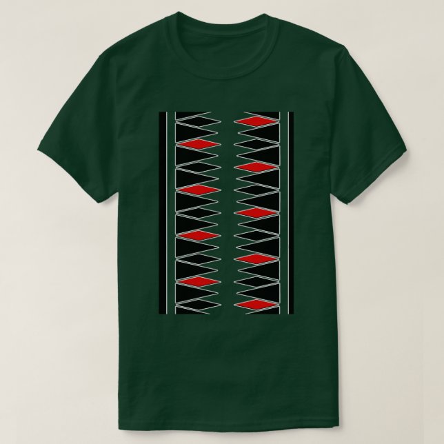 Camiseta Arte de triângulo geométrico minimalista (Frente do Design)