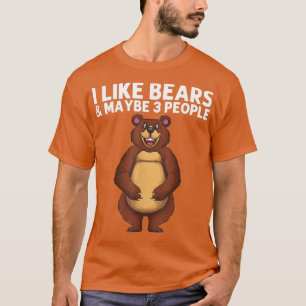 Camiseta Arte De Urso Engraçado Para Homens As Mulheres Urs